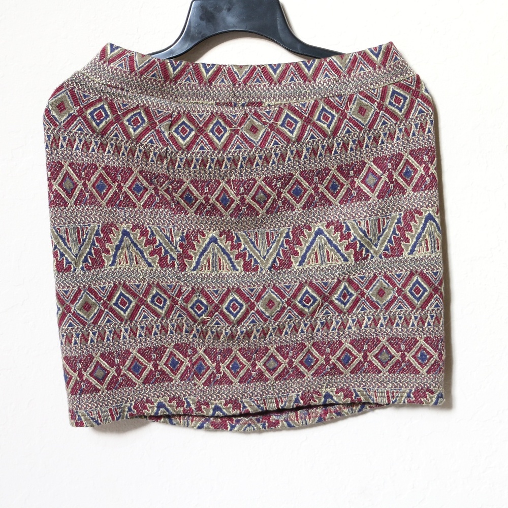 Mini Patterned Skirt
